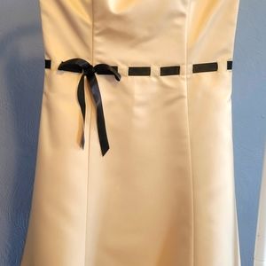 Jessica McClintock satin look dress.  Size 5/6.